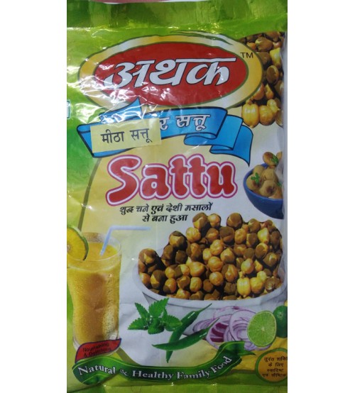 Sattu, Athak Mitha Sattu (With Sugar & Black Salt Mixed), 500 Gram